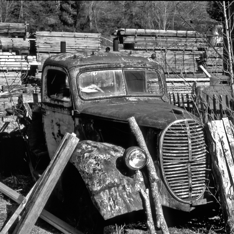 Shot of farm related equipment out in the Berkshires of Western Mass. - MF